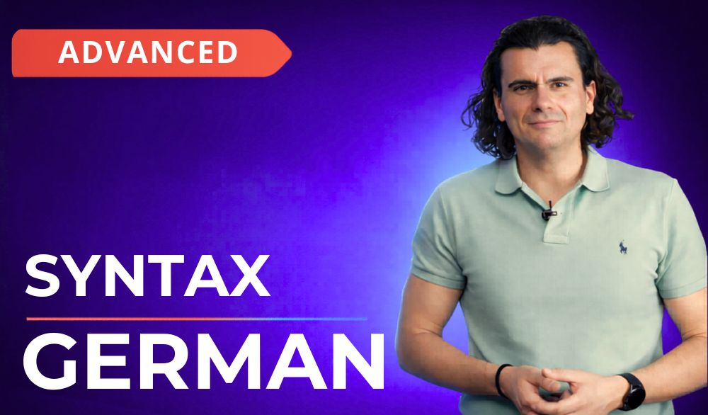 German Syntax – advanced course