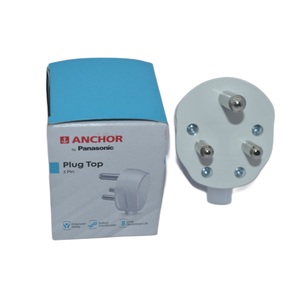 Anchor Three Pin Plug Top