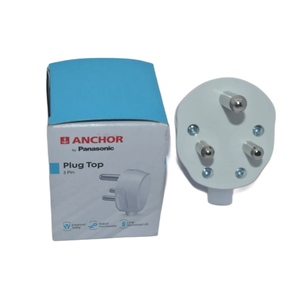 Anchor Three Pin Plug Top