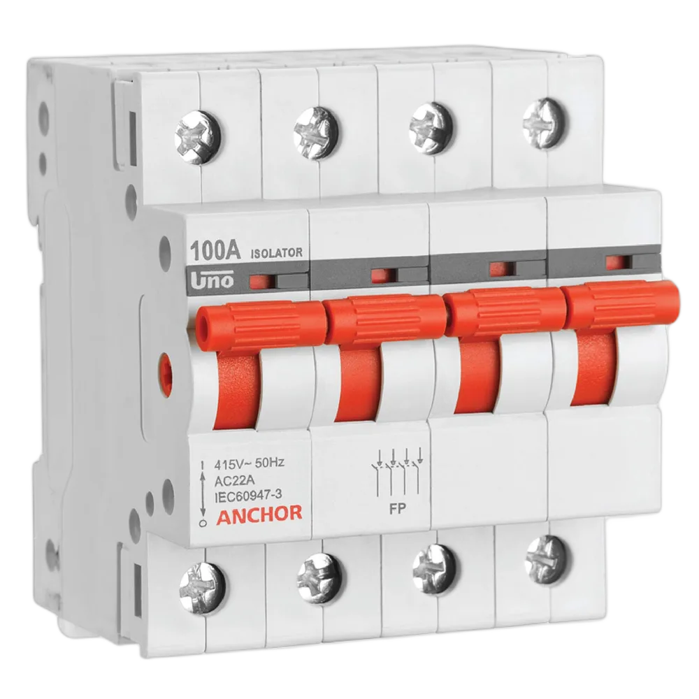 Anchor Uno Four Pole Isolator (FP)-40A