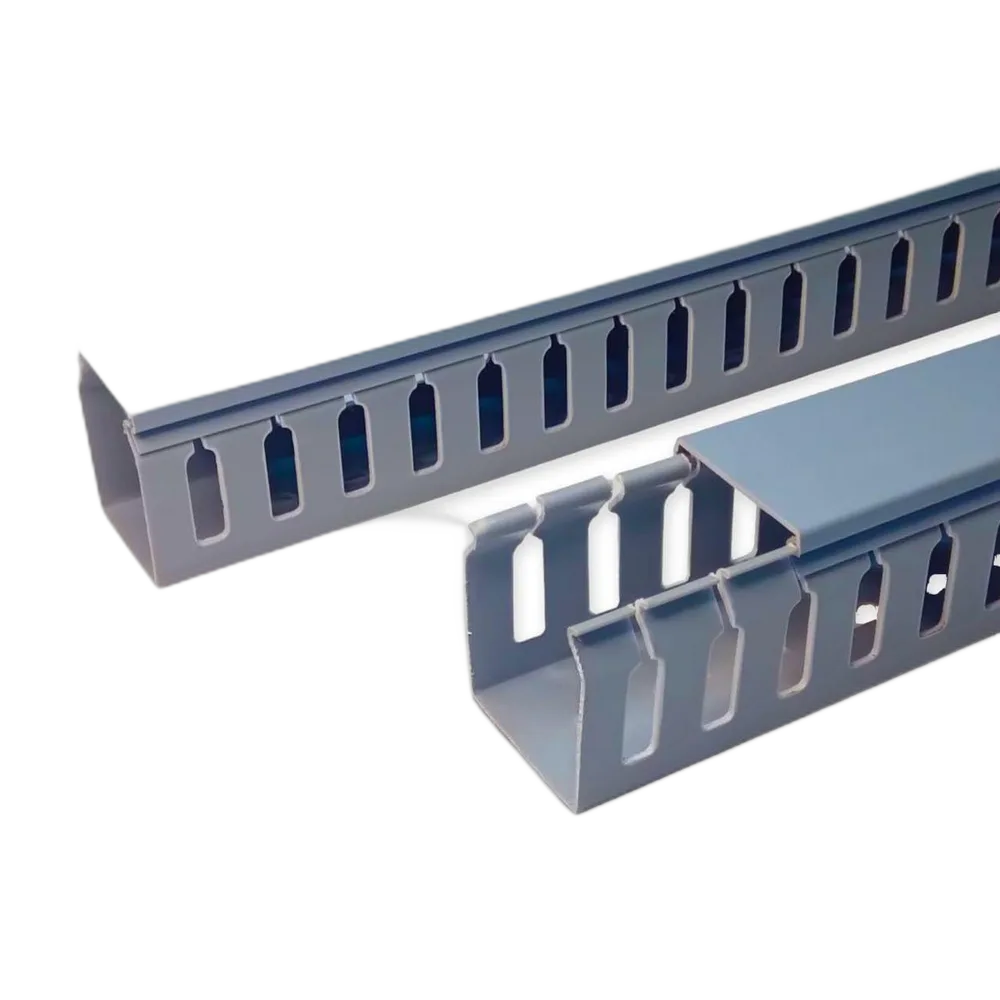 Electrical 3ft Pvc Slotted Channel 45mm