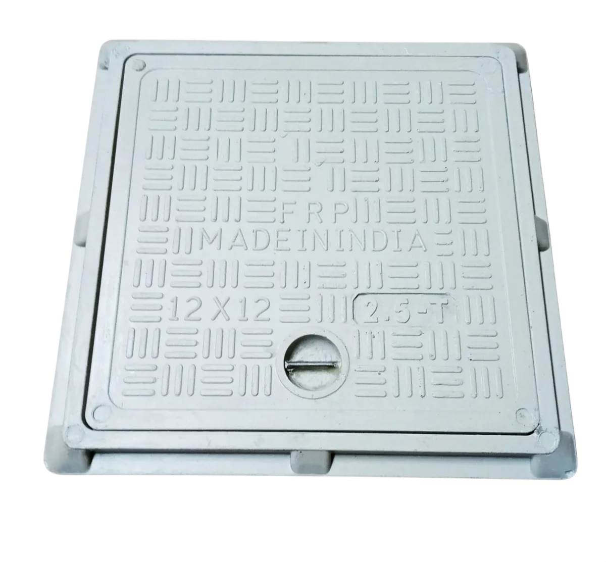 Frp Fiber Manhole Cover with Frame 5 Ton White Colour