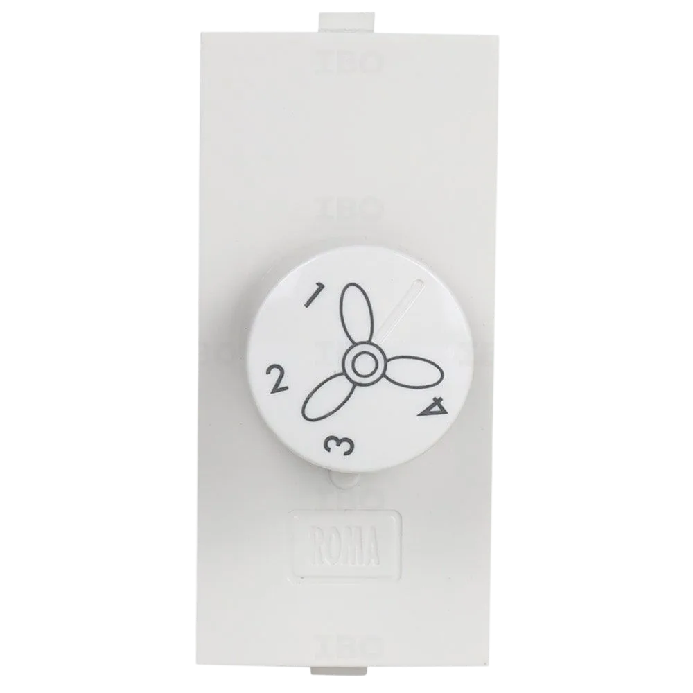 Anchor Roma Classic Fan Step Regulator White