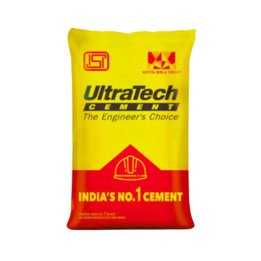 Ultratech Cement Bopp Ppc 50kg Bag