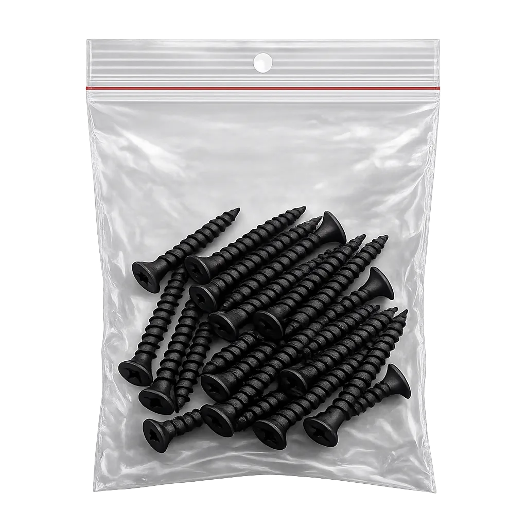 Dry Wall Black Screw - 1 dozen Packet (12pcs)