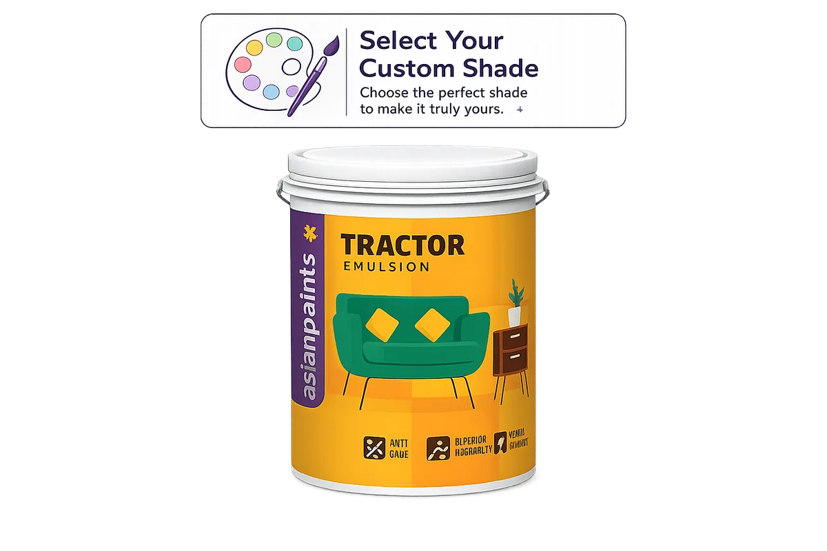 Asian Paints Tractor Interior Emulsion Paint Colour