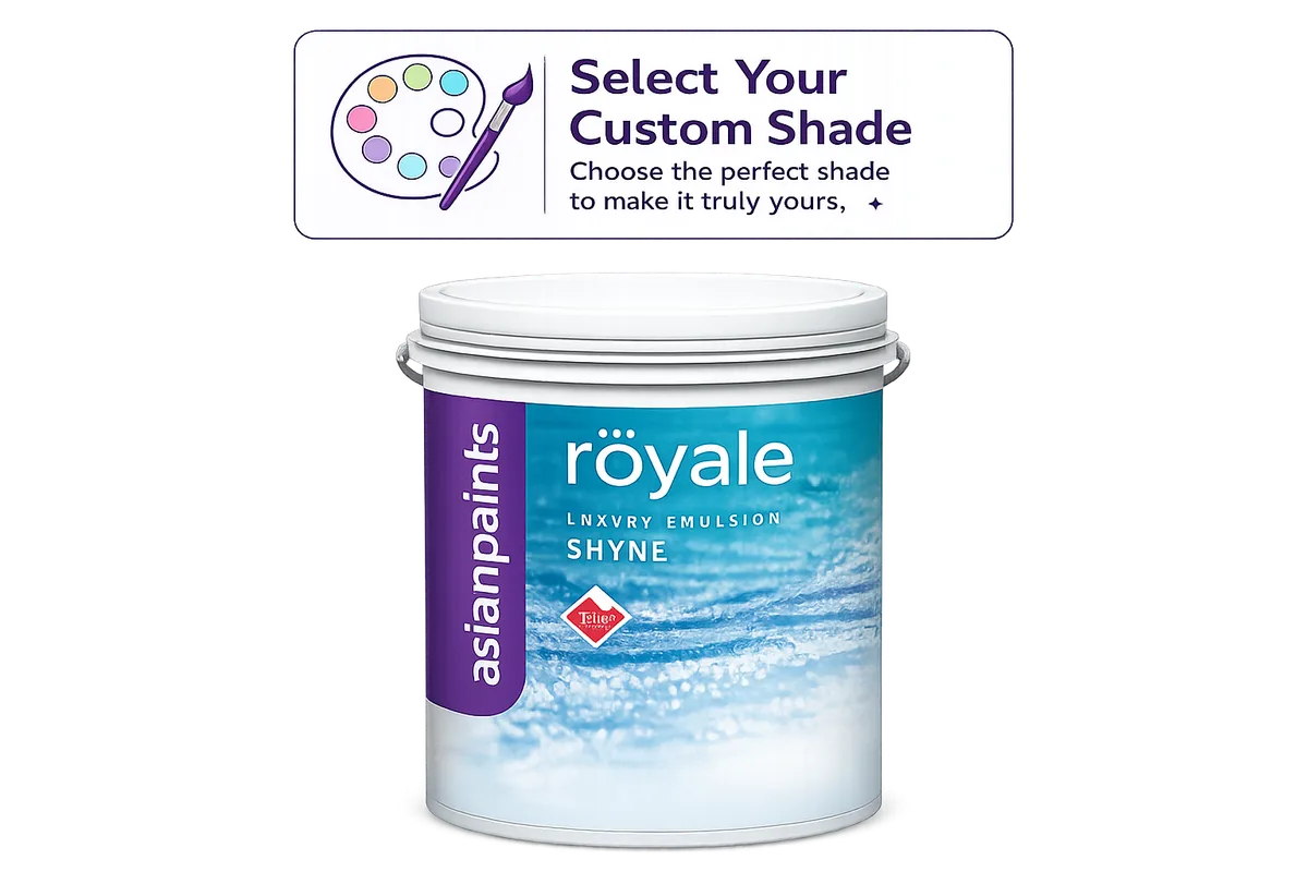 Asian Paints Royal Shyne Luxury Interior Emulsion Paint Colour