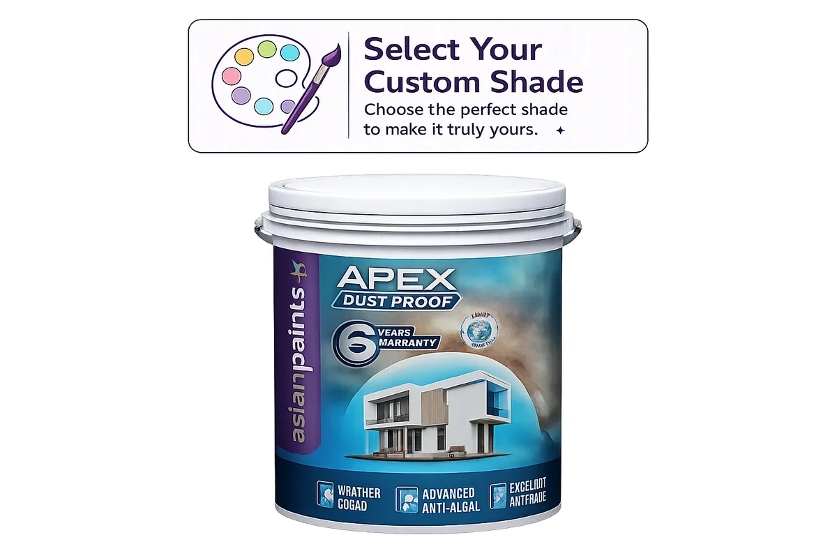 Asian Paints Apex Exterior Emulsion Paint Colour