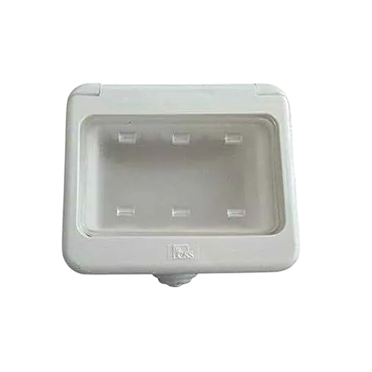 Weatherproof Switch Box Openable Lid Wateproof 3 Module (Only Box)