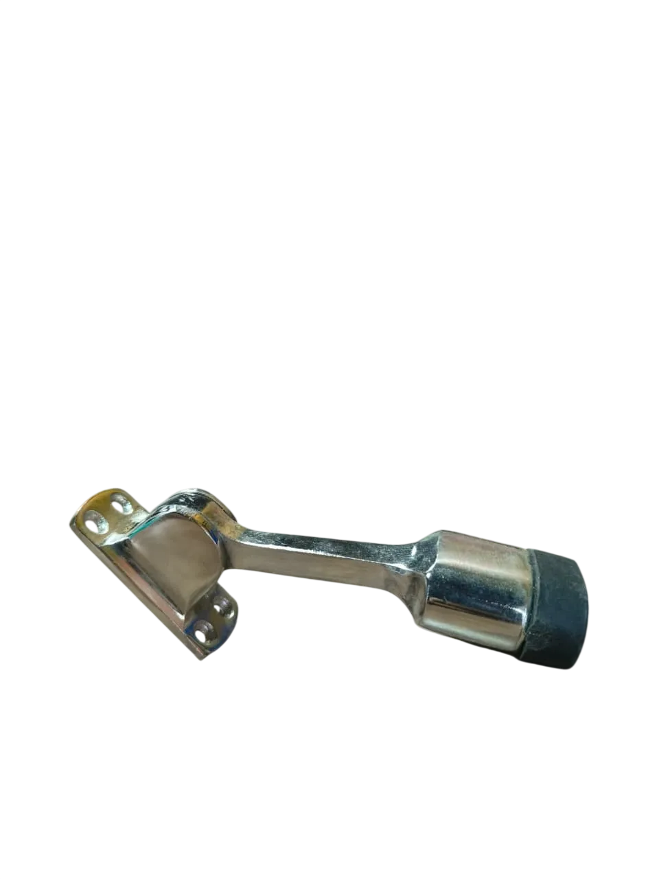 Laxmi Ala Door Stopper SS Finish With Rubber Grip 5 Inch