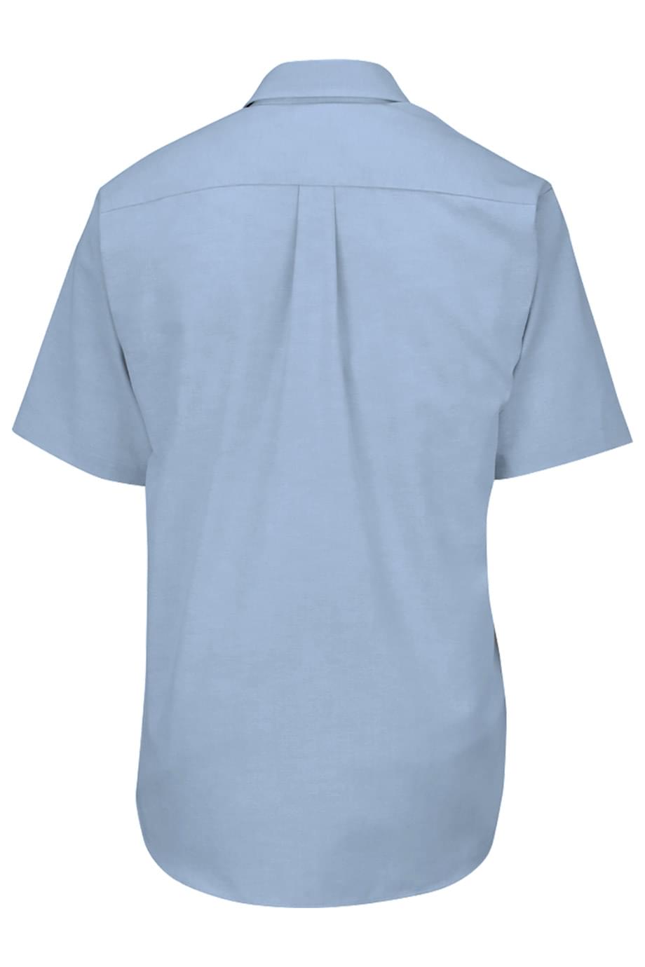 EDWARDS EASY CARE OXFORD SHORT SLEEVE MENS SHIRT - Back View