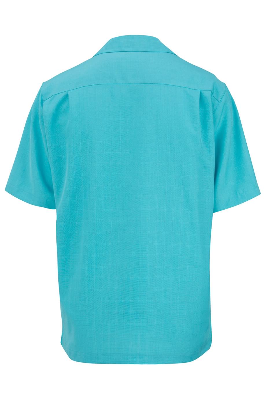 EDWARDS JACQUARD BATISTE CAMP SHIRT - Back View