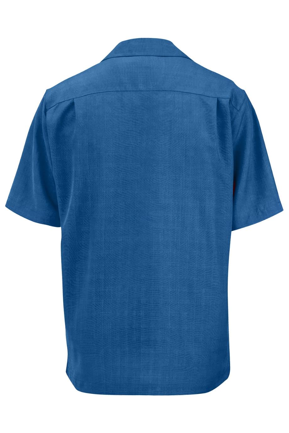 EDWARDS JACQUARD BATISTE CAMP SHIRT - Back View