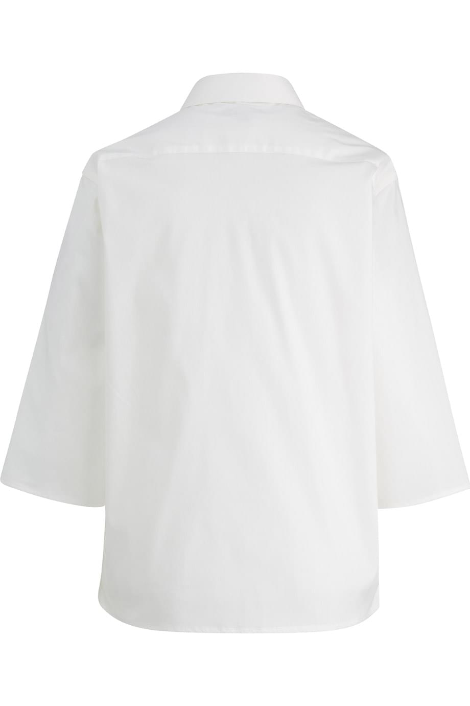 EDWARDS STRETCH BROADCLOTH LONG SLEEVE MENS SHIRT - Back View