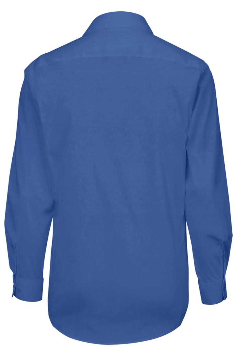 EDWARDS STRETCH BROADCLOTH LONG SLEEVE MENS SHIRT - Back View