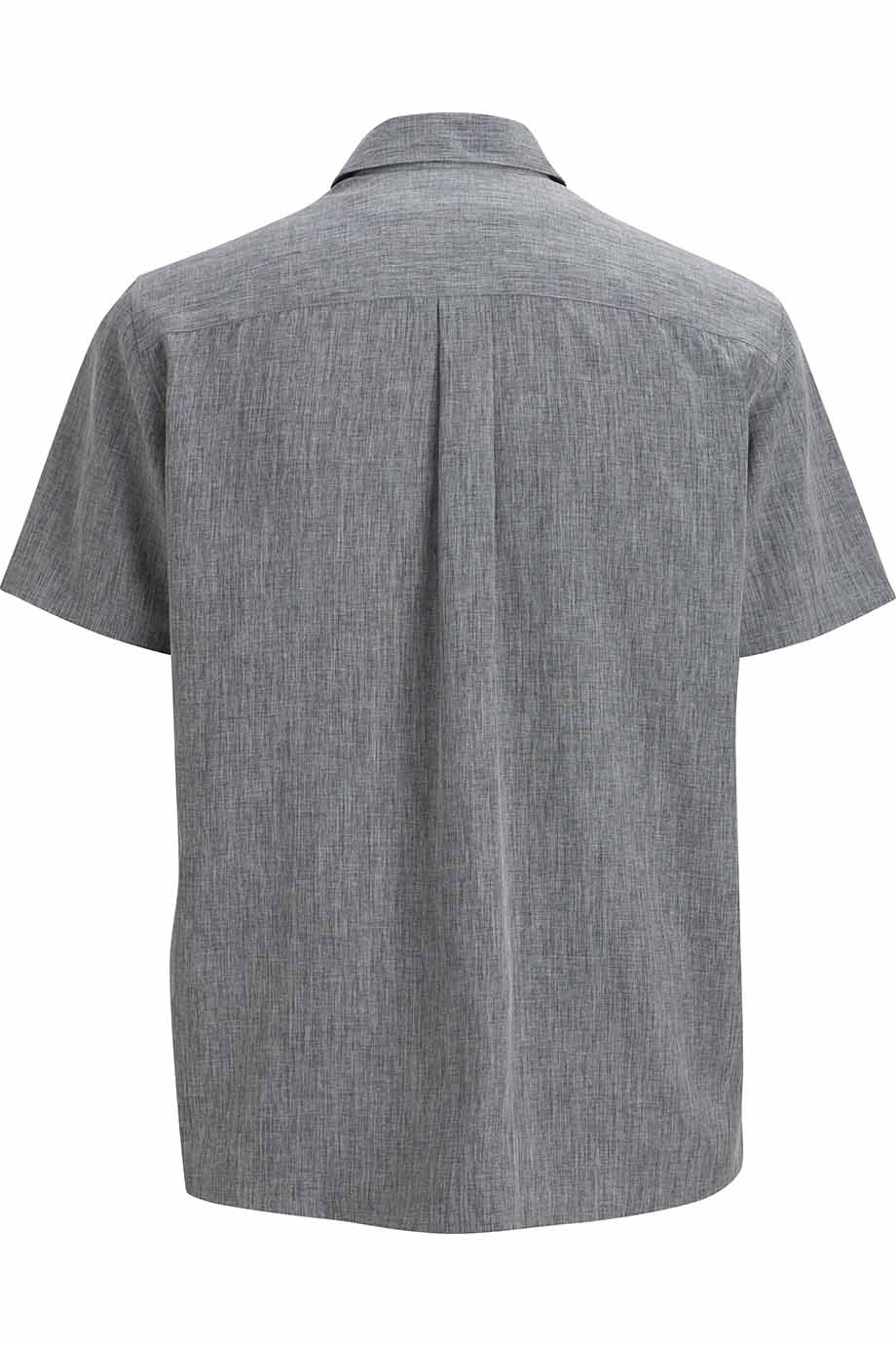 EDWARDS MELANGE MENS CAMP SHIRT - Back View