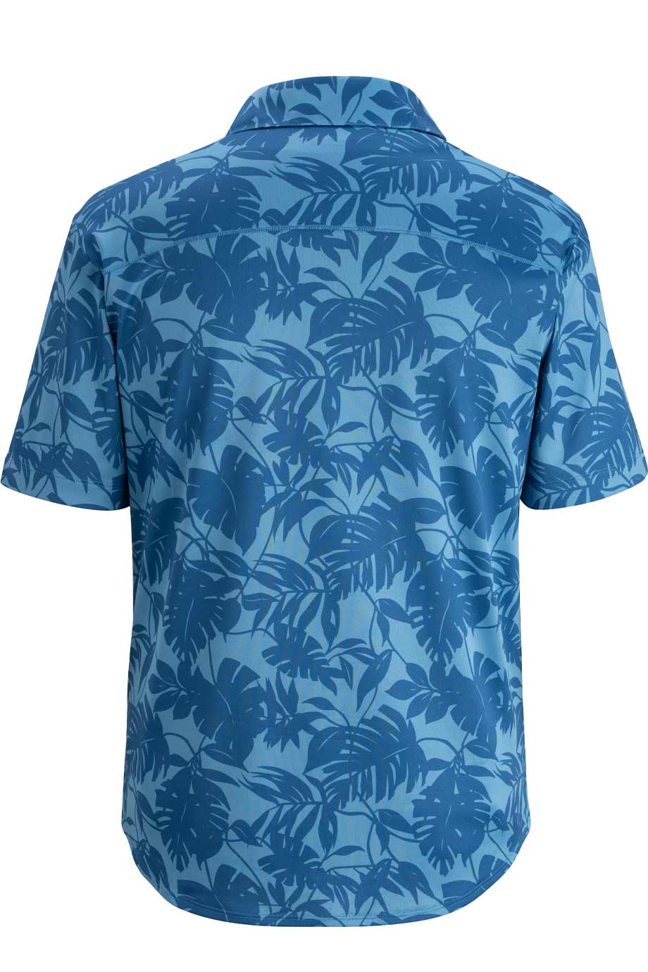 EDWARDS MINI PIQUE UNISEX CAMP SHIRT - Back View