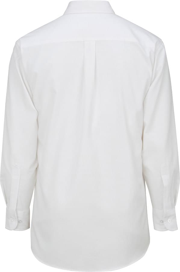 EDWARDS EASY CARE OXFORD LONG SLEEVE MENS SHIRT - Back View
