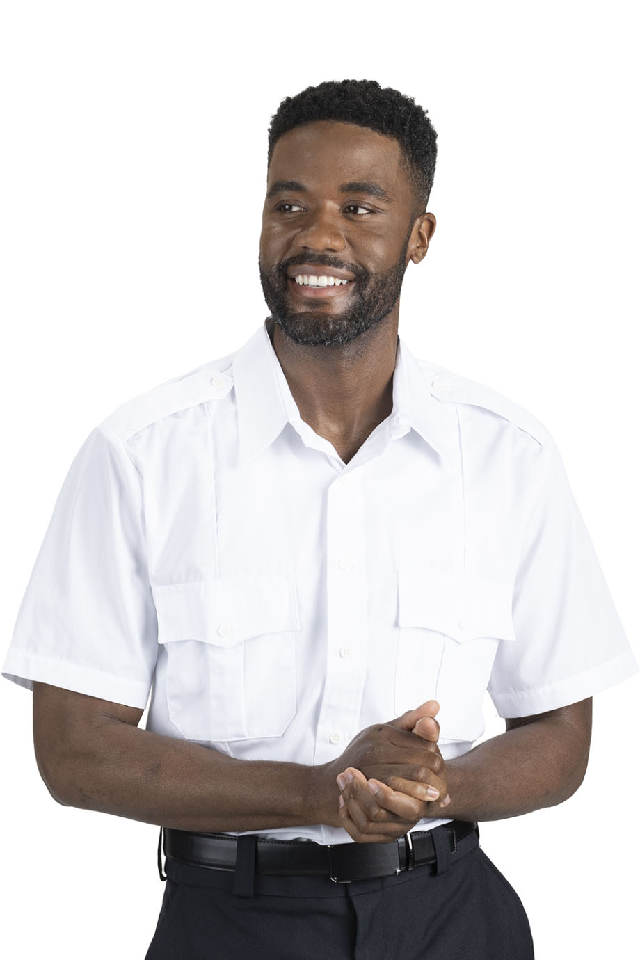 EDWARDS SECURITY SHIRT - SHORT SLEEVE - On Model