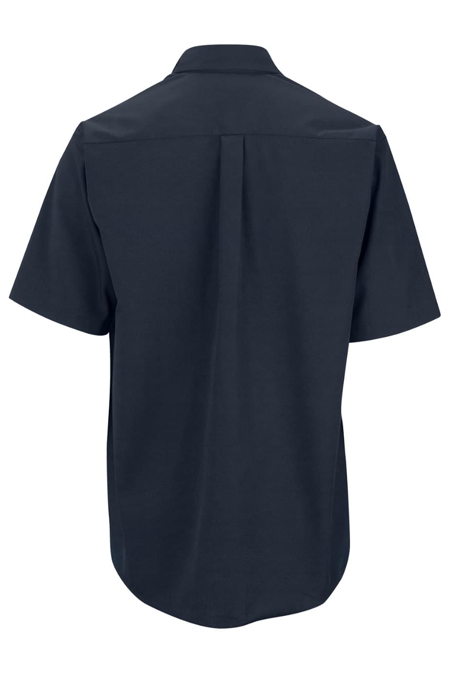 EDWARDS EASY CARE POPLIN SHORT SLEEVE MENS SHIRT - Back View
