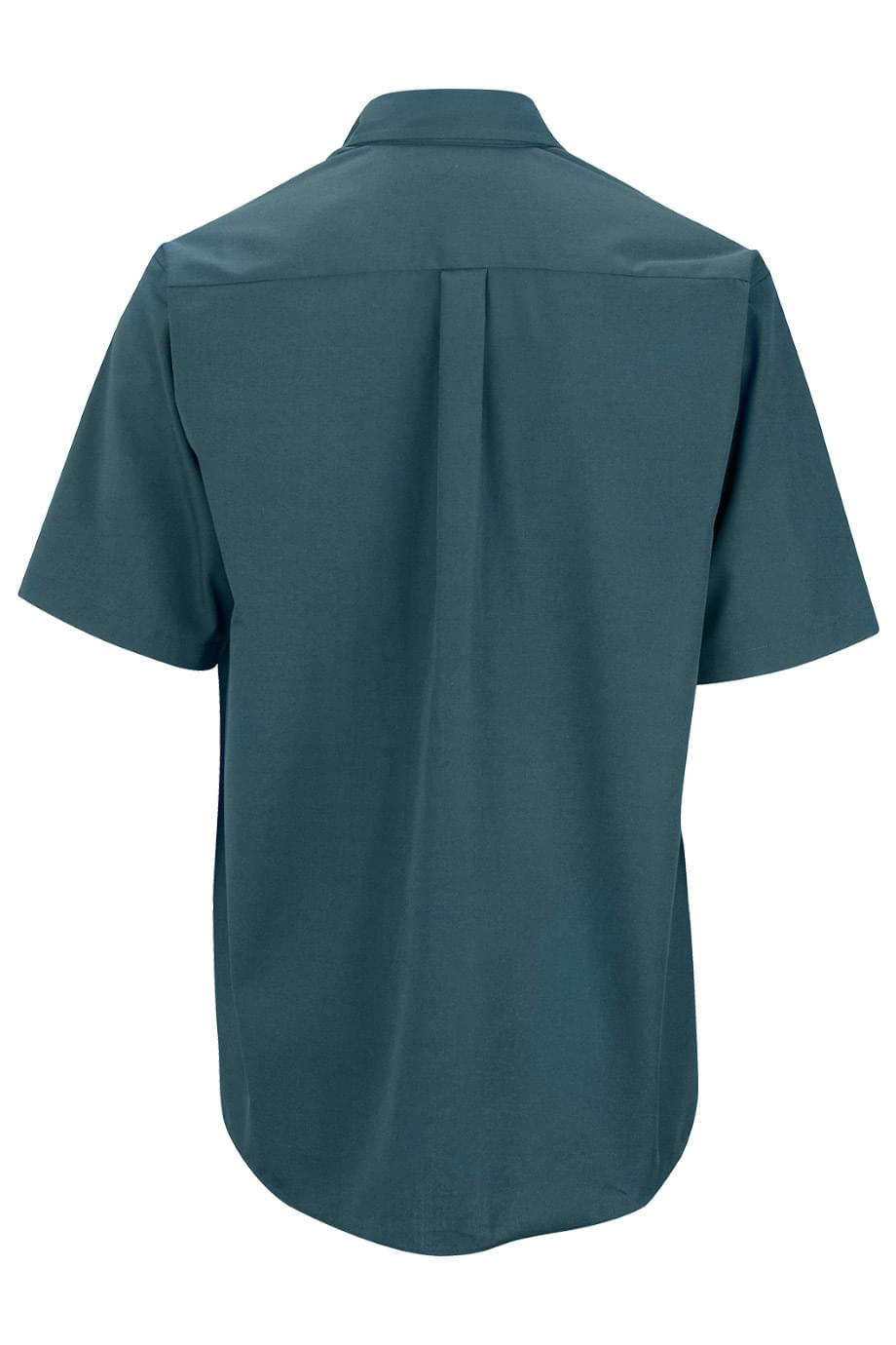 EDWARDS EASY CARE POPLIN SHORT SLEEVE MENS SHIRT - Back View