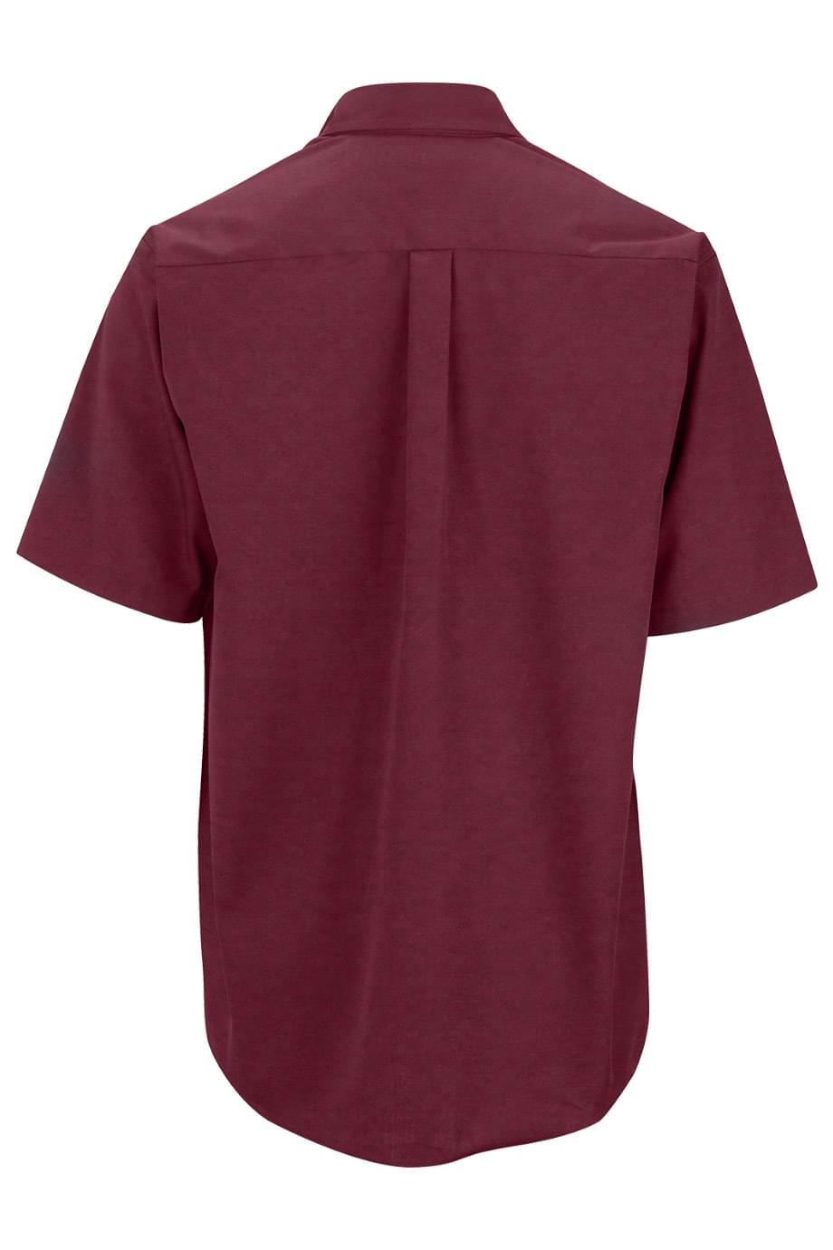 EDWARDS EASY CARE POPLIN SHORT SLEEVE MENS SHIRT - Back View