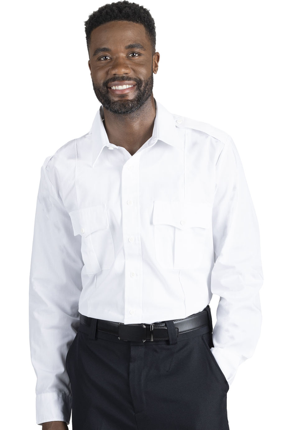 EDWARDS SECURITY SHIRT - LONG SLEEVE - On Model