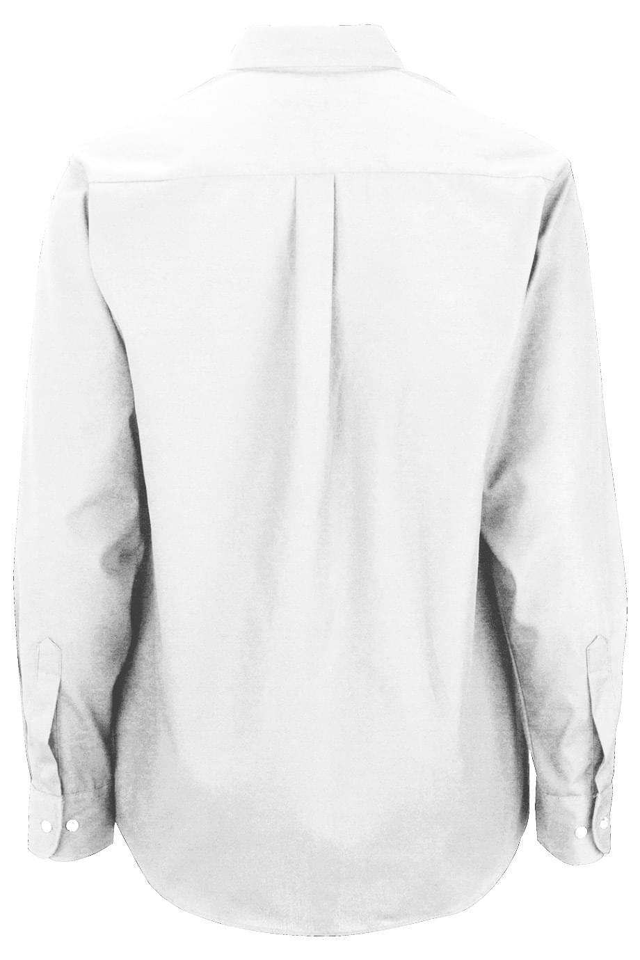 EDWARDS EASY CARE POPLIN LONG SLEEVE MENS SHIRT - Back View