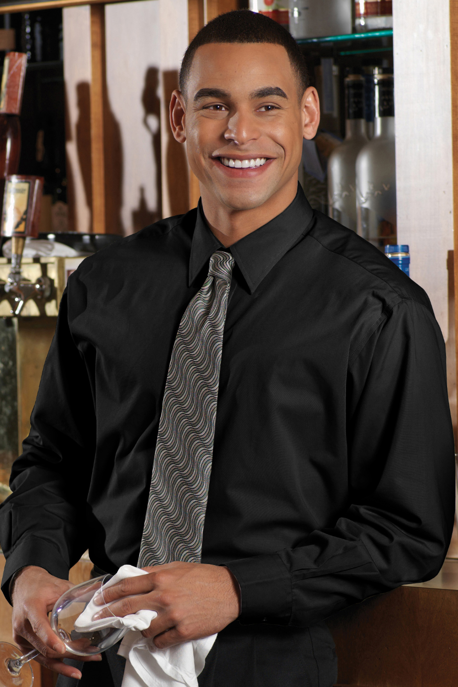 EDWARDS CAFE MENS SHIRT - On Model