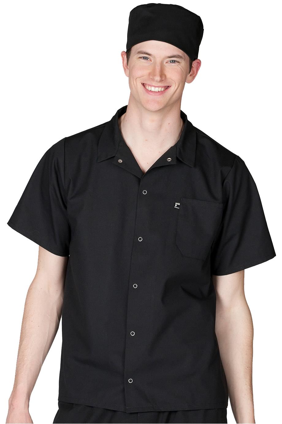 EDWARDS SNAP FRONT SHIRT - On Model