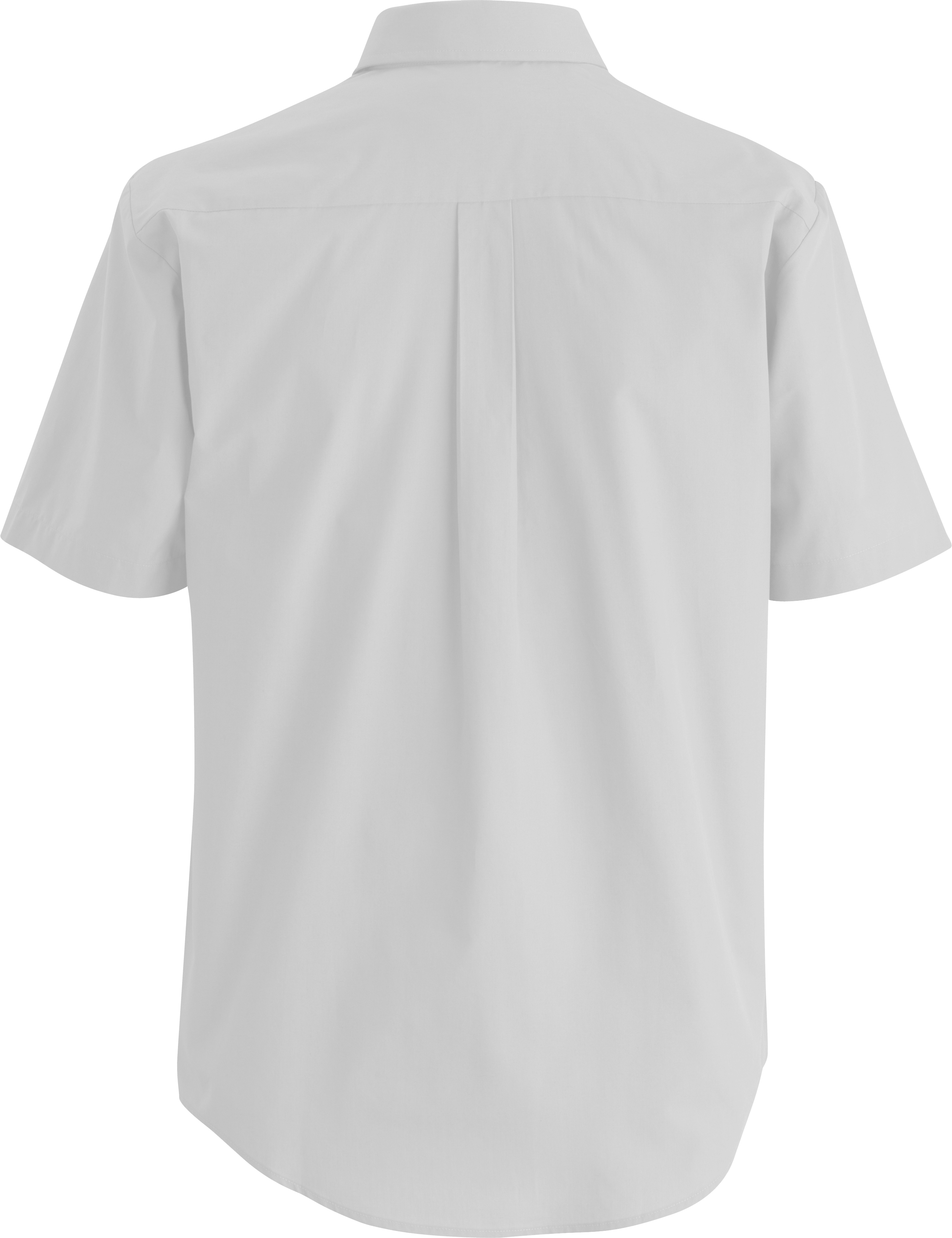 EDWARDS ESSENTIAL BROADCLOTH SHORT SLEEVE MENS SHIRT - Back View