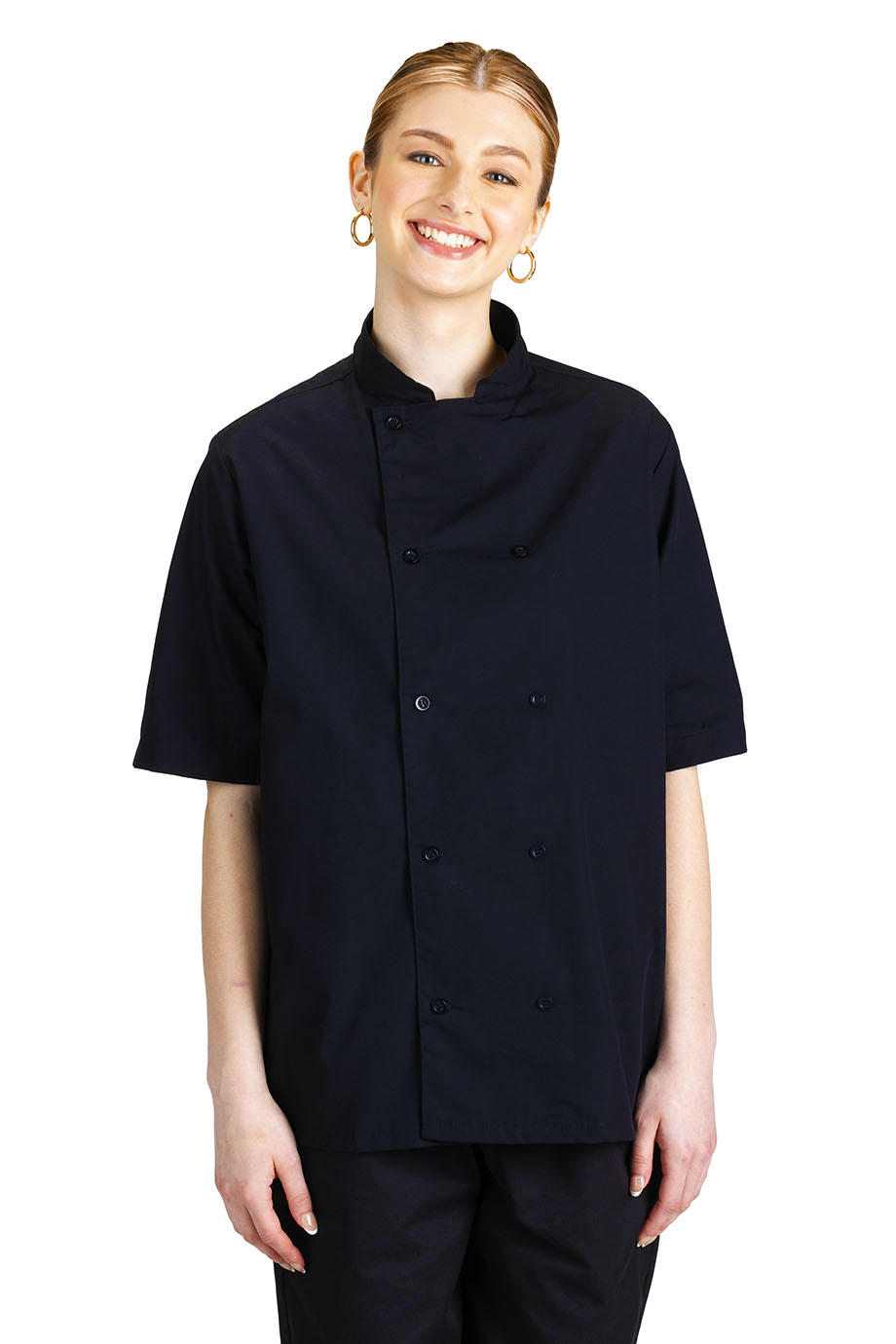 EDWARDS SHORT SLEEVE BISTRO SHIRT - On Model