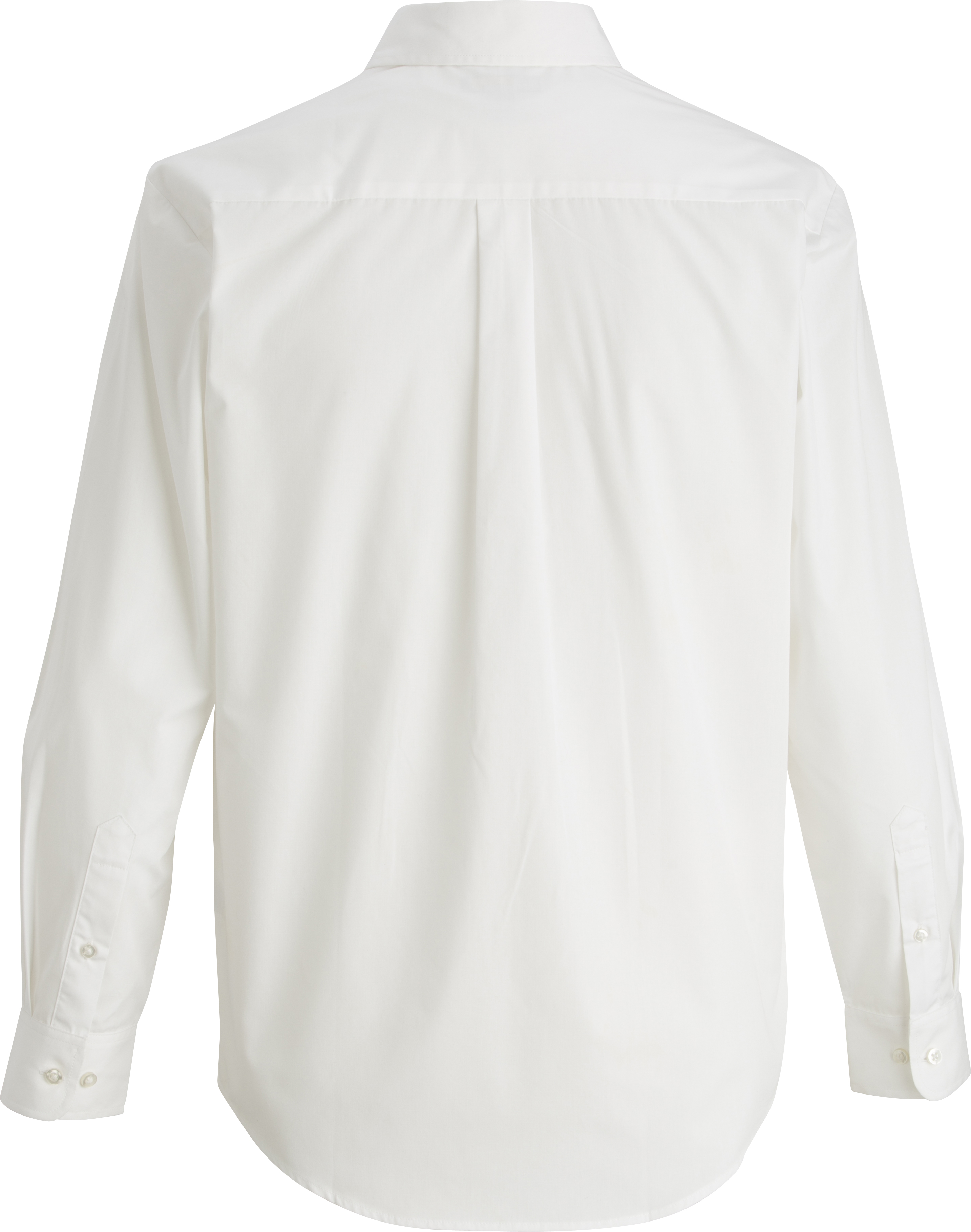 EDWARDS ESSENTIAL BROADCLOTH LONG SLEEVE MENS SHIRT - Back View