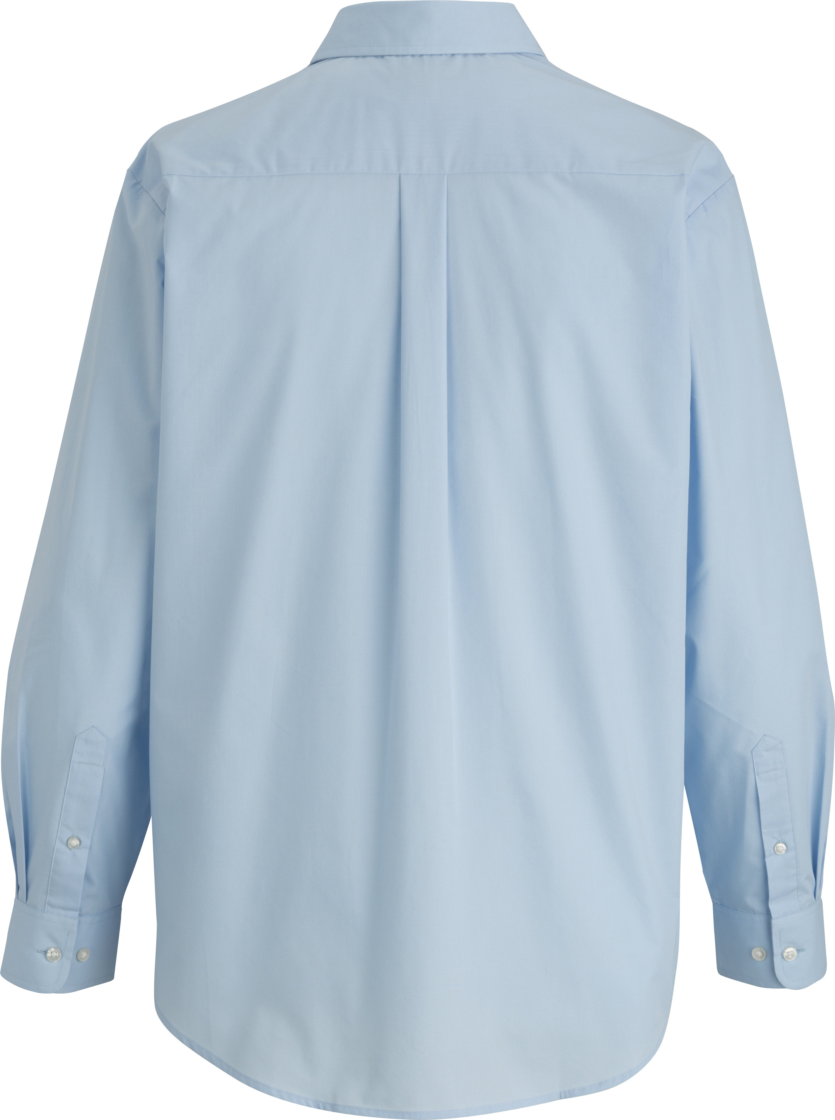 EDWARDS ESSENTIAL BROADCLOTH LONG SLEEVE MENS SHIRT - Back View
