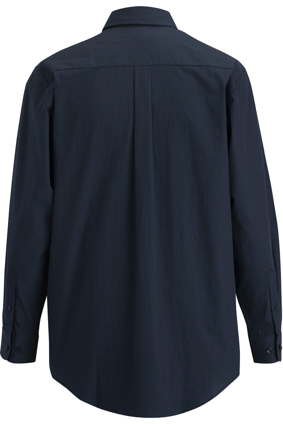 EDWARDS ESSENTIAL BROADCLOTH LONG SLEEVE MENS SHIRT - Back View