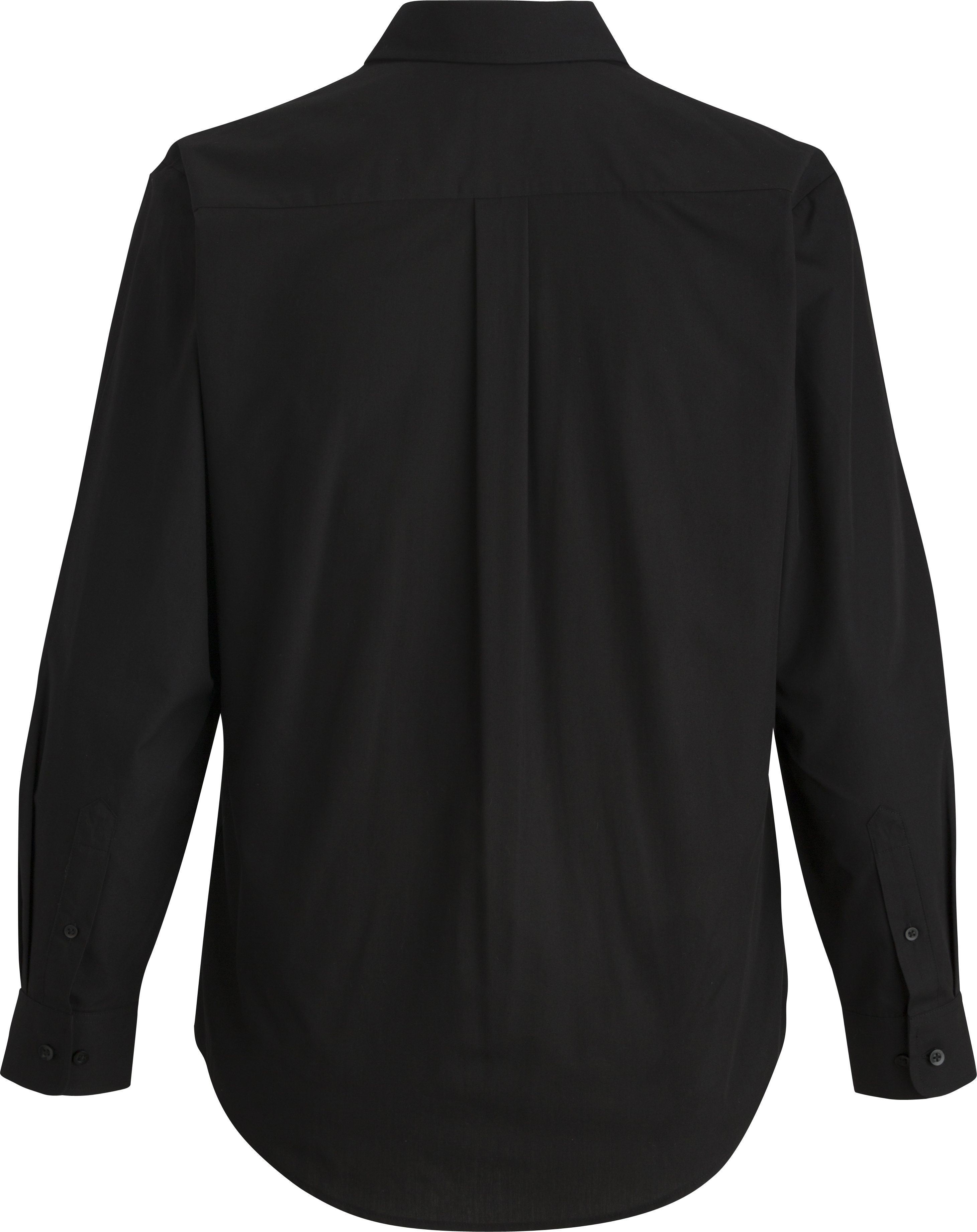 EDWARDS ESSENTIAL BROADCLOTH LONG SLEEVE MENS SHIRT - Back View