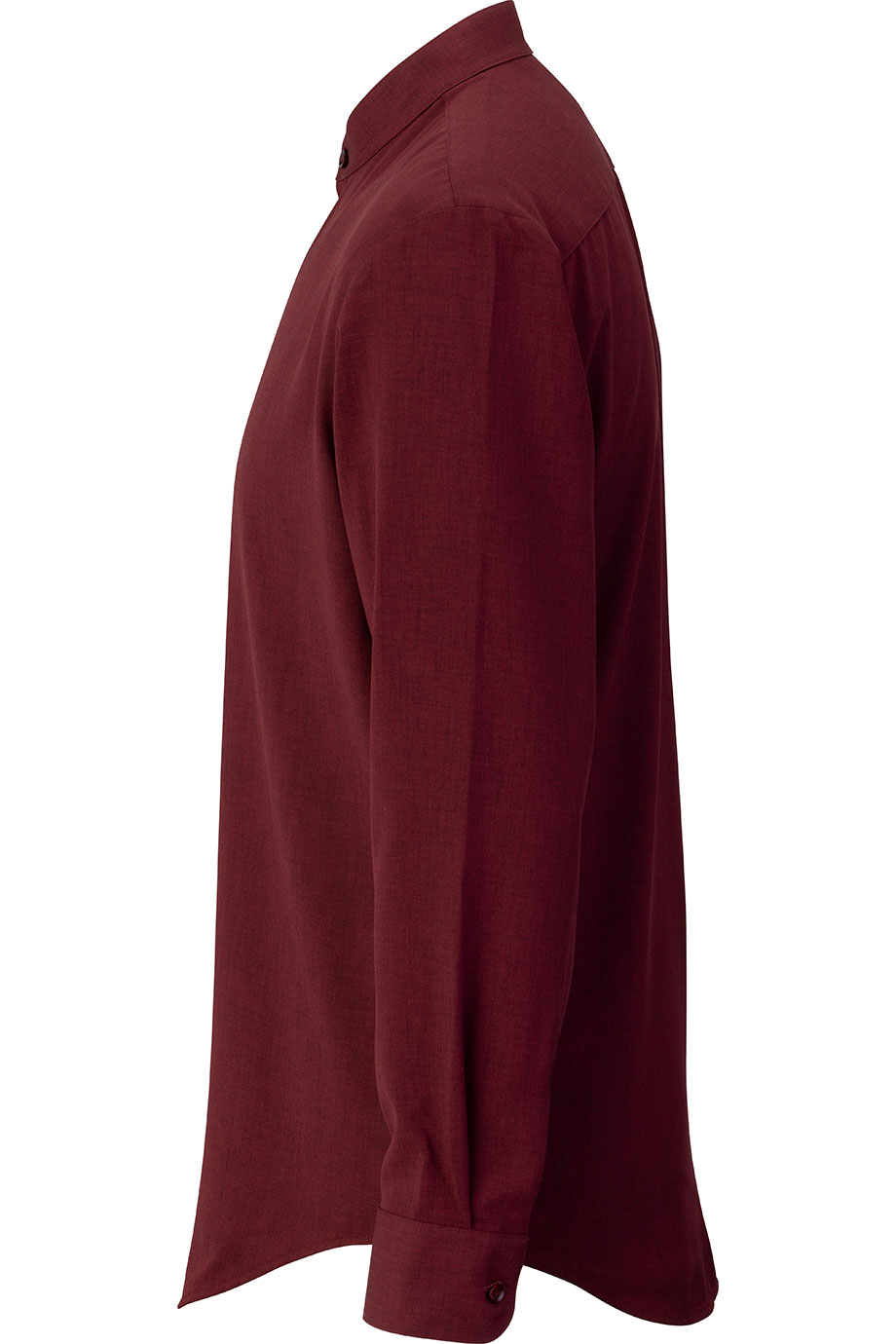 EDWARDS FLEXBATISTE BANDED COLLAR LONG SLEEVE MENS SHIRT - Left View