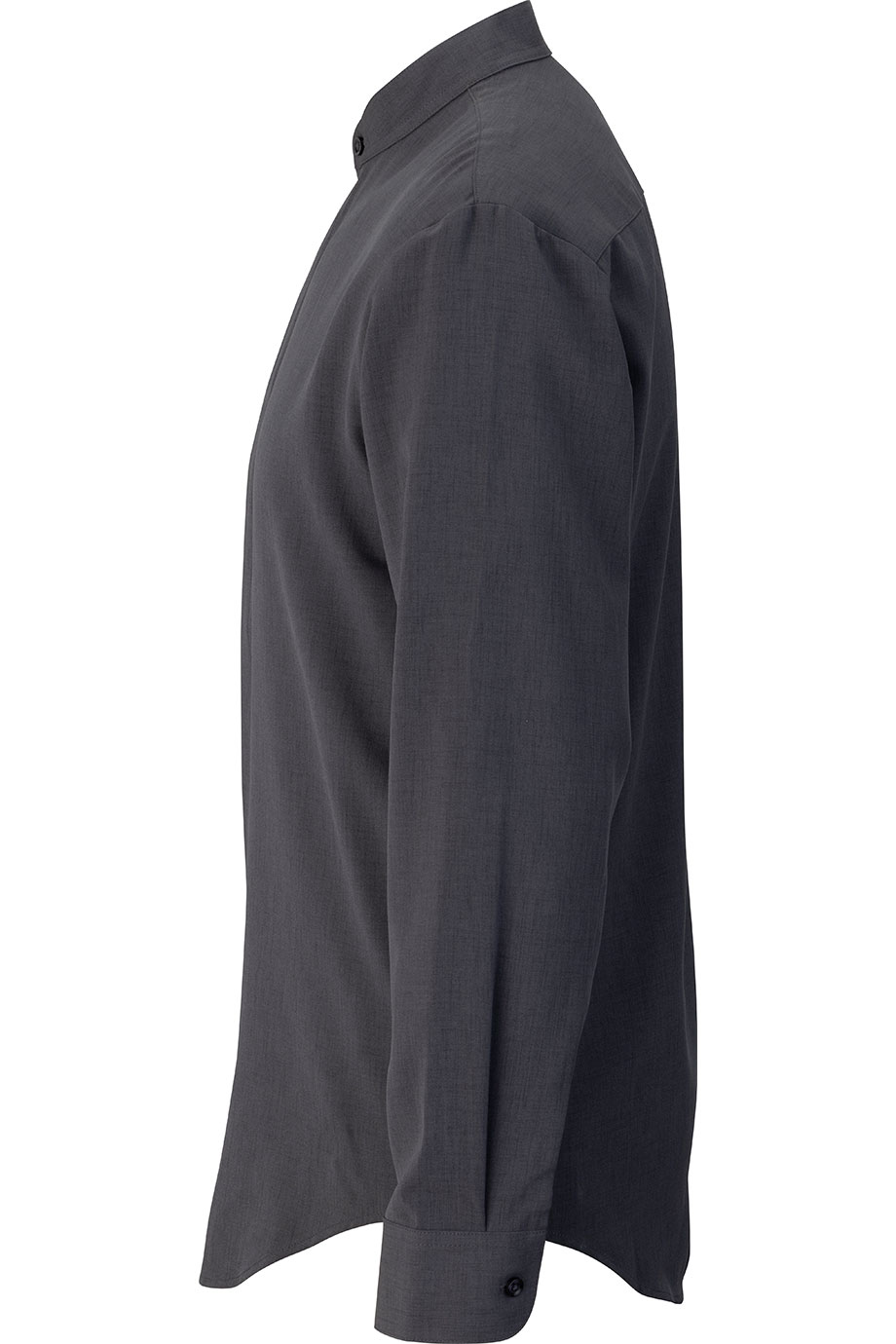 EDWARDS FLEXBATISTE BANDED COLLAR LONG SLEEVE MENS SHIRT - Left View