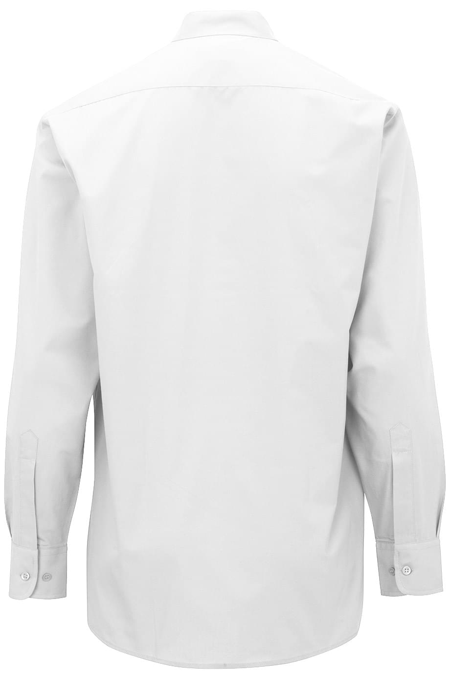EDWARDS BANDED COLLAR MENS SHIRT - Back View
