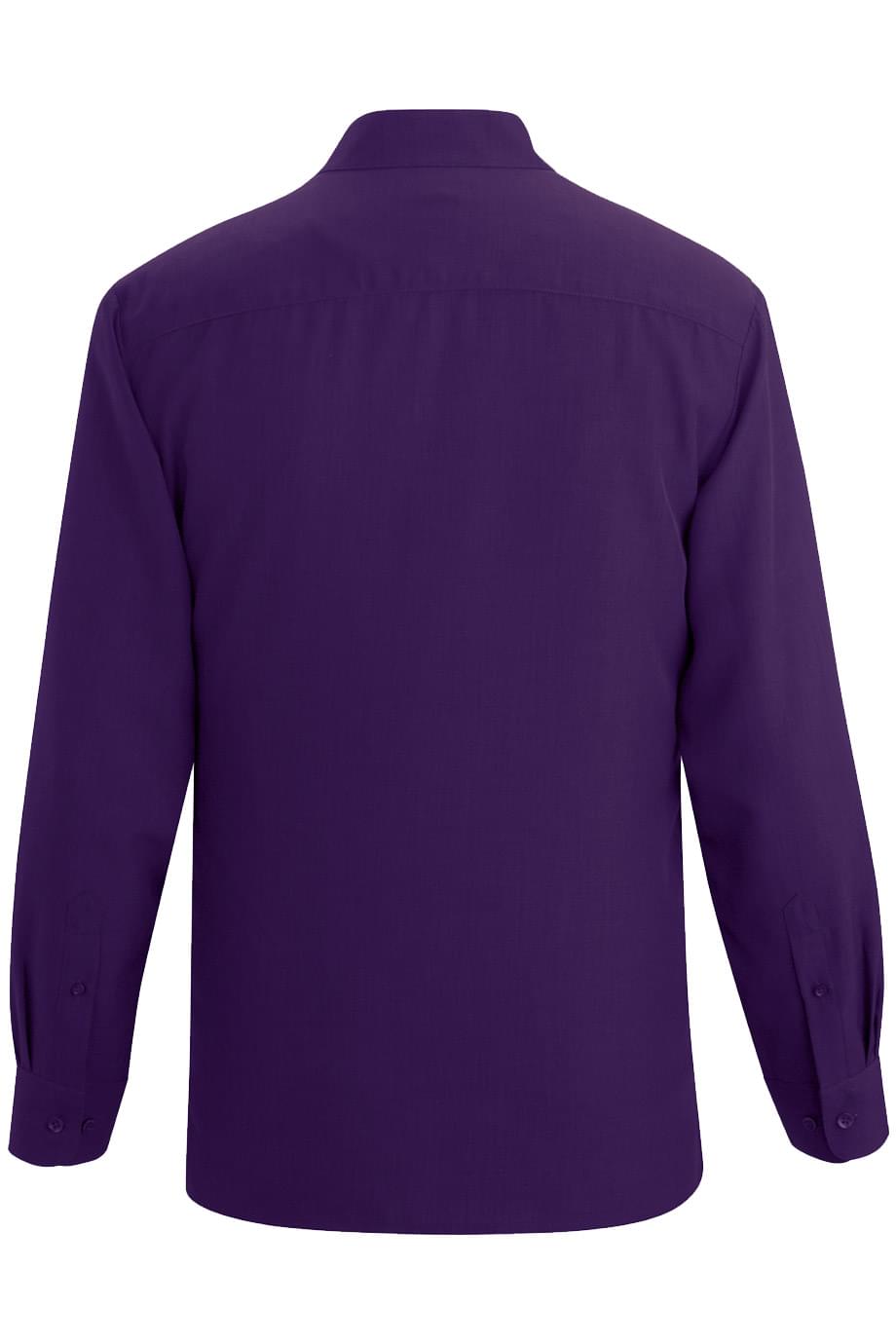 EDWARDS MENS STAND-UP COLLAR SHIRT - Back View