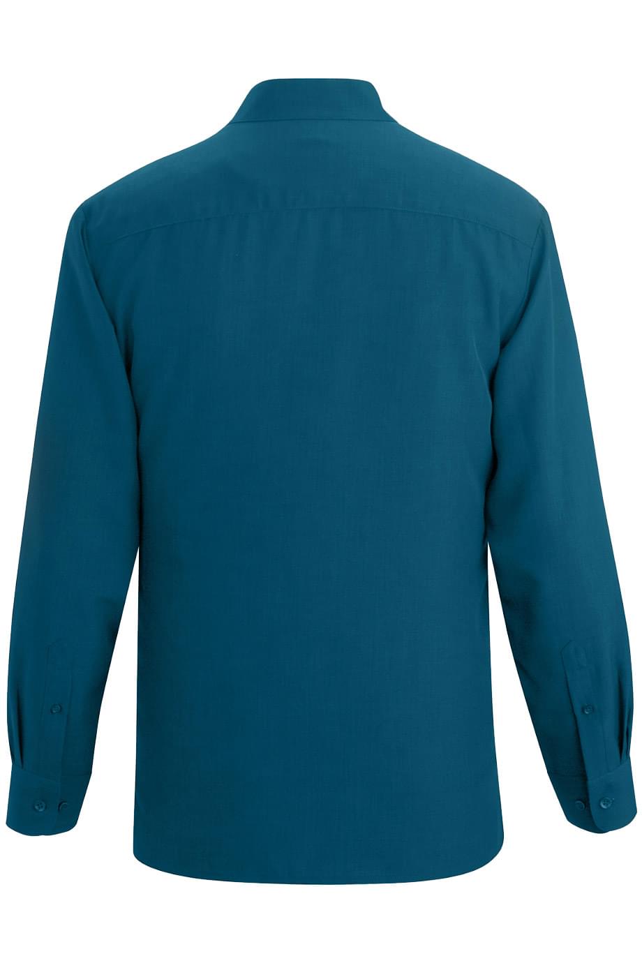 EDWARDS MENS STAND-UP COLLAR SHIRT - Back View