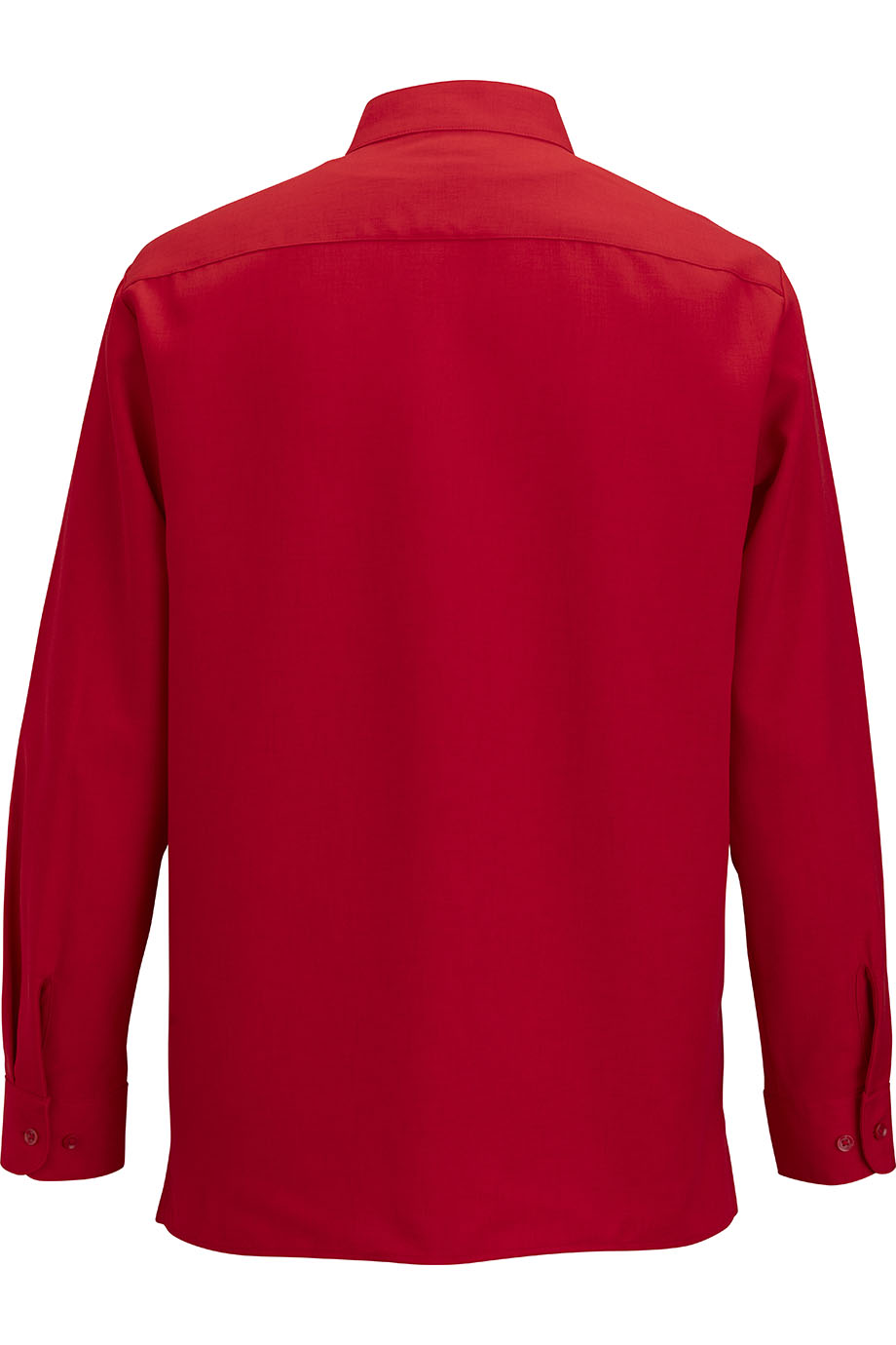 EDWARDS FLEXBATISTE STAND UP COLLAR LONG SLEEVE MENS SHIRT - Back View