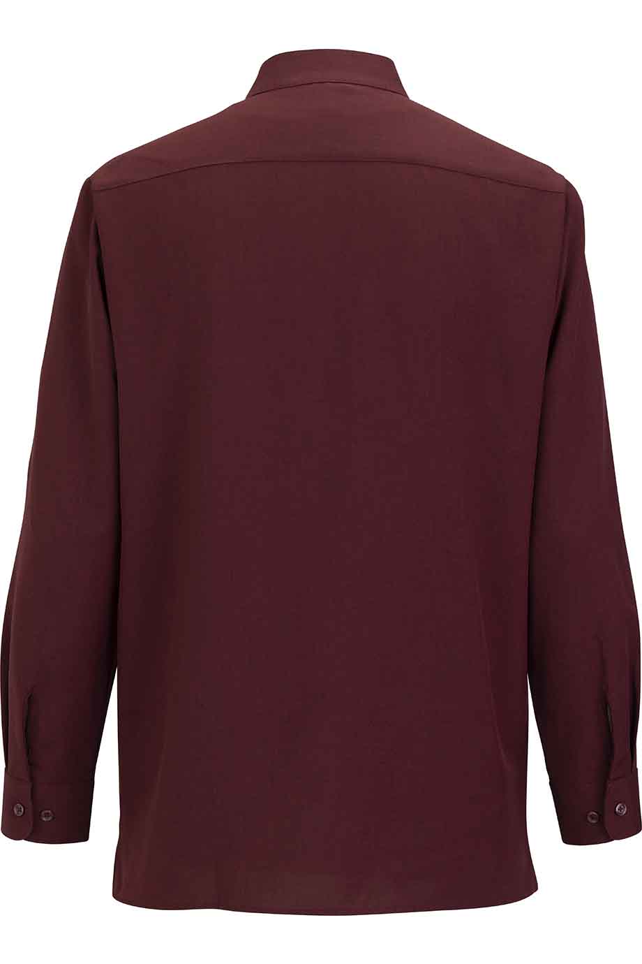 EDWARDS FLEXBATISTE STAND UP COLLAR LONG SLEEVE MENS SHIRT - Back View