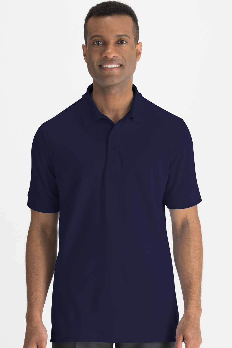 EDWARDS SOFT TOUCH MENS POLO - On Model