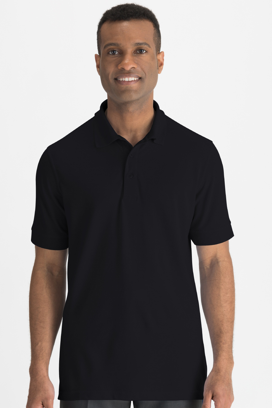 EDWARDS SOFT TOUCH MENS POLO - On Model