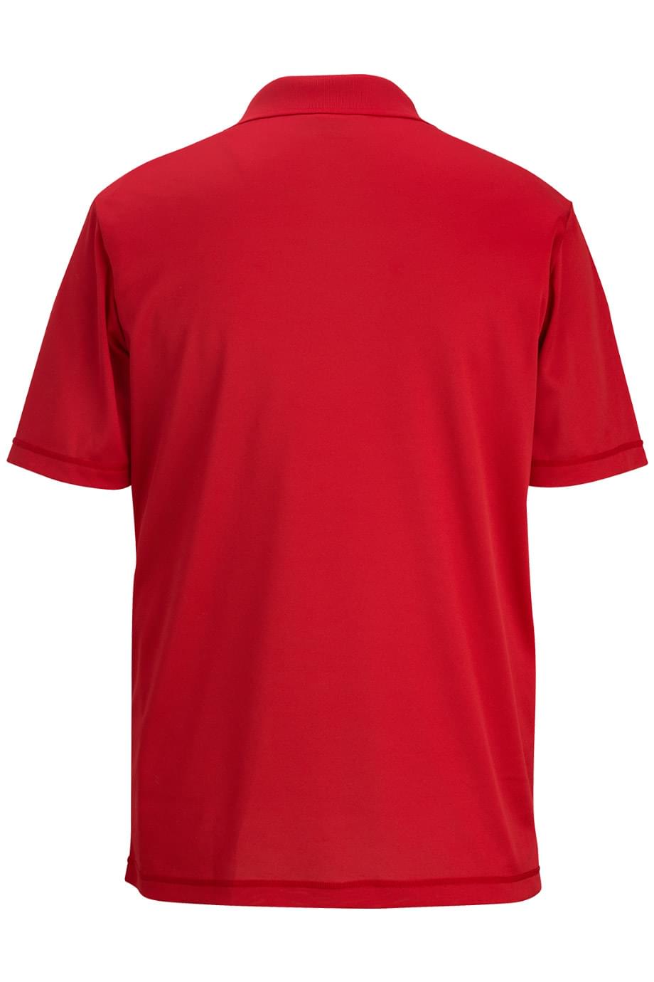 EDWARDS MINI PIQUE MENS POLO - Back View