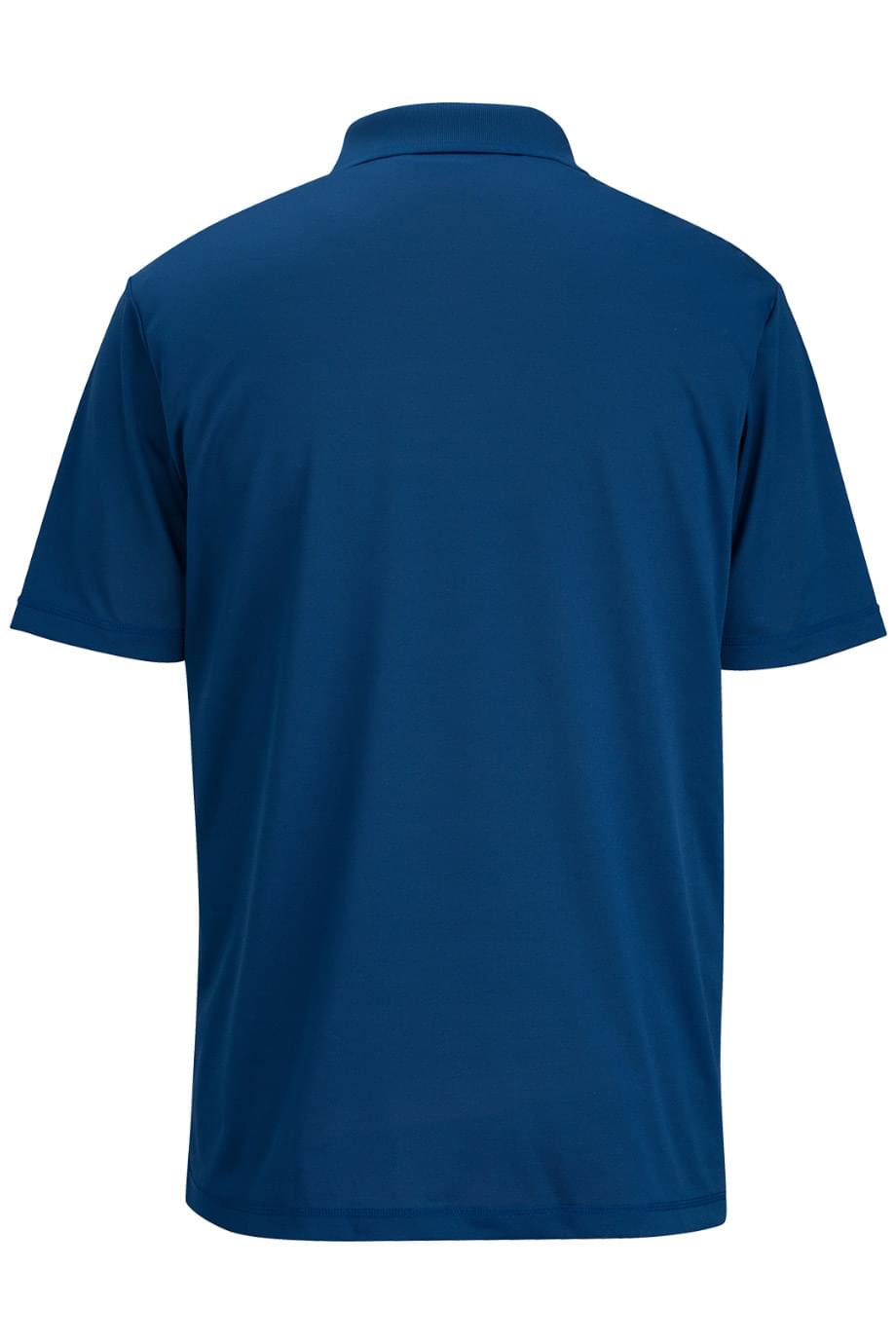 EDWARDS MINI PIQUE MENS POLO - Back View
