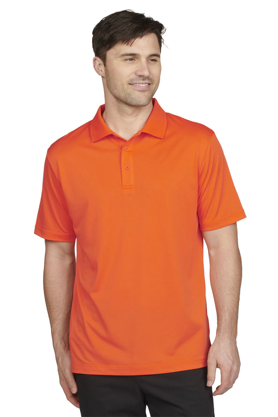 EDWARDS MINI PIQUE MENS POLO - On Model