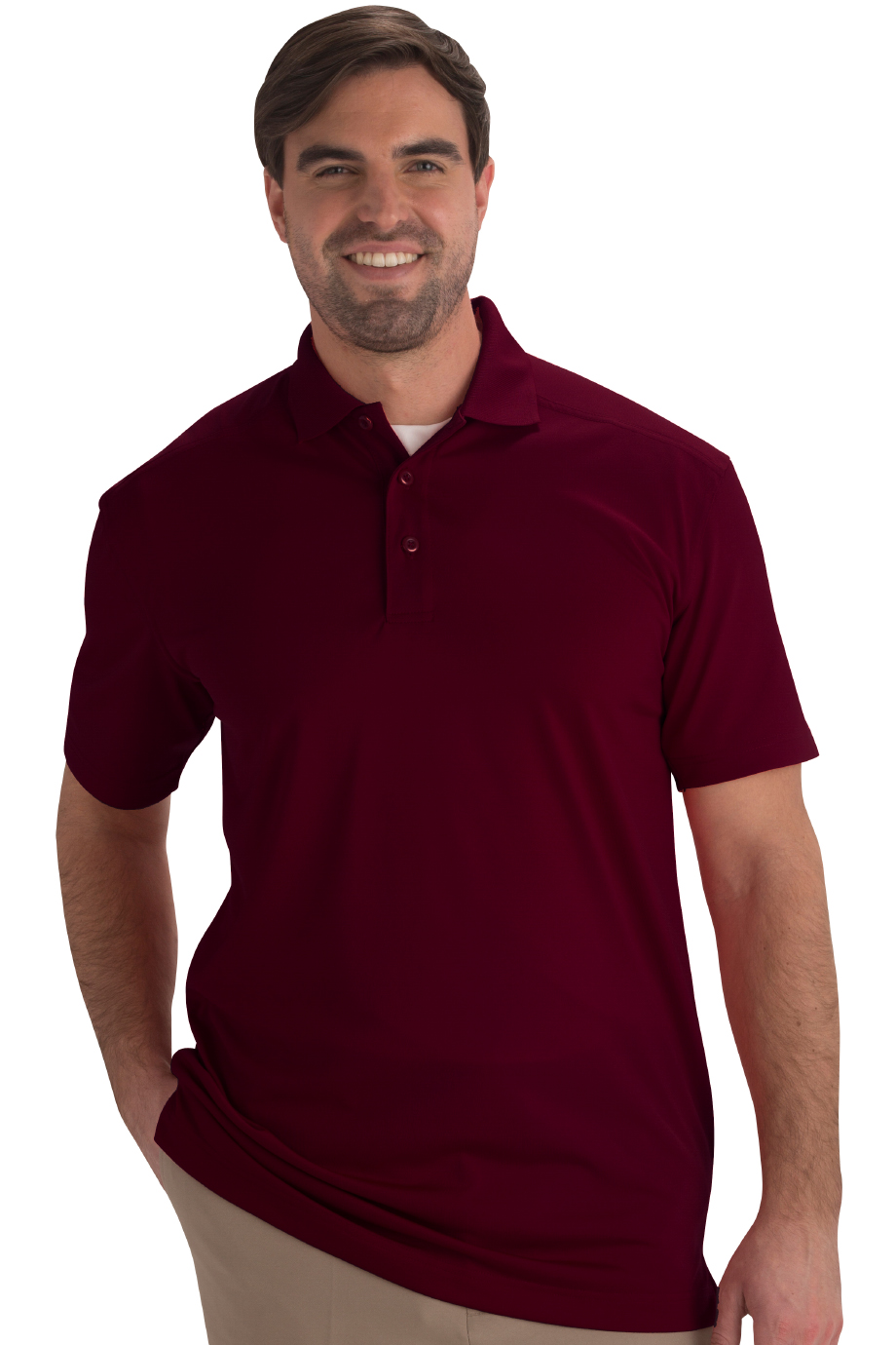 EDWARDS ULTIMATE+ MENS POLO - On Model