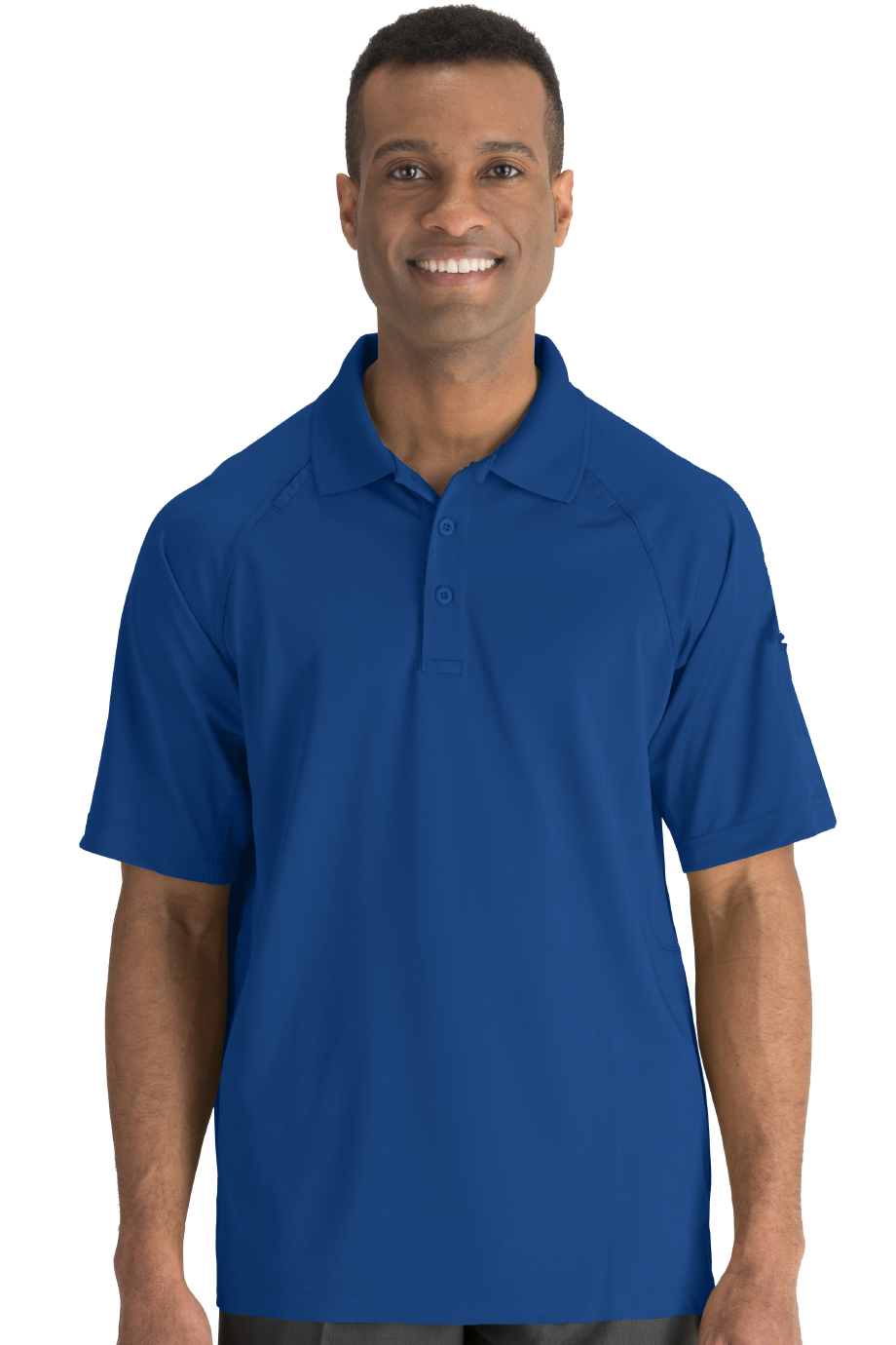 EDWARDS MENS TACTICAL SNAG-PROOF SHORT SLEEVE POLO - On Model